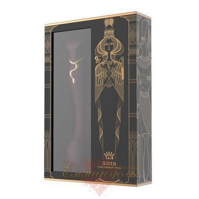 Смартвибратор 3в1 Zalo &mdash; Queen set Wine Red, пульсирующая жемчужина и вакуум, кристалл Swarovski SO6662 фото