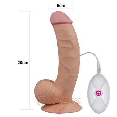 Realistic vibrator - The Ultra Soft Dude Vibrating 8.5