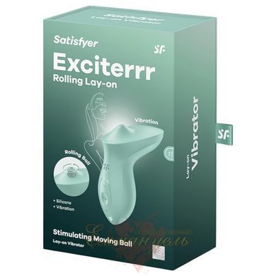 Satisfyer Exciterrr Mint Clitoral Vibrator with Pearl Stimulation, 2 Independent Motors SX1217 &mdash; photos