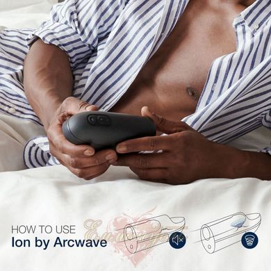 Інноваційний мастурбатор - Womanizer Arcwave Ion, з хвильовою стимуляцією