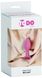 Анальний страз - ToDo by Toyfa Brilliant, силікон, рожевий, 8 см