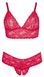 Underwear - 2212404 Bra and G-string Red, XL