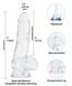 Transparent dildo with suction cup - ADDICTION Clear Dildo with Balls 7