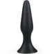 Lure Me Silicone Anal Plug Black, L 6452LV-BK18L - photos (1