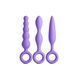NS Novelties INYA Trio Kit Purple 3-Piece Anal Butt Plug Set SX4351 - photos (1