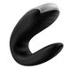 Smart vibrator for couples - Satisfyer Double Fun (Black) with remote control