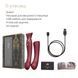 Смартвибратор 3в1 Zalo &mdash; Queen set Wine Red, пульсирующая жемчужина и вакуум, кристалл Swarovski SO6662 фото 8