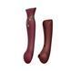Смартвибратор 3в1 Zalo &mdash; Queen set Wine Red, пульсирующая жемчужина и вакуум, кристалл Swarovski SO6662 фото 1