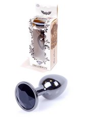Butt Plug - Jewellery Dark Silver PLUG Black, S