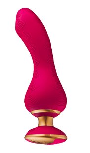 G-spot vibrator - Shunga Sanya Raspberry, flexible shaft