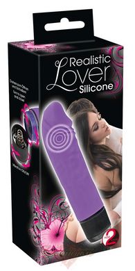 Силиконовый вибратор - Realistic Lover Vibrator - 14,5 x 3