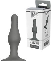 Анальний плаг - Dream toys Grey Plug With Suction Cup