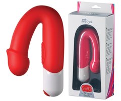 Double Stimulation Vibrator - SToys Shanice Silicone-Vibrator red
