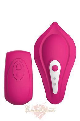 Panty vibrator Liebe Panty Vibe Recargable Cerise, heating up to 39 &deg;C, remote control, panties included SX1594 &mdash; photos