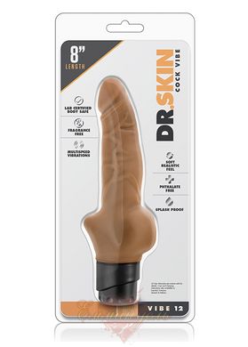 Vibrator - DR. Skin Cock Vibe 12 Mocha