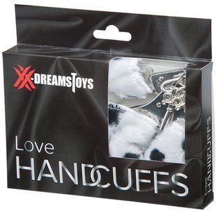 Наручники - XXdreamSToys Liebes-Handschellen Зебра 614000525421 фото
