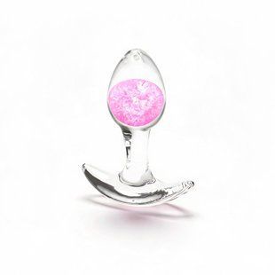 NS Novelties Cosmic Glams Small Pink Crystal Anal Butt Plug SX4335 &mdash; photos