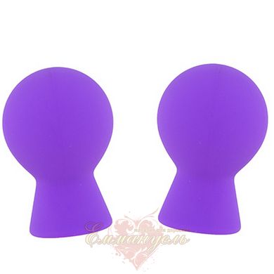 Стимулятори на соски - Pleasure Pumps Nipple Suckers Purple