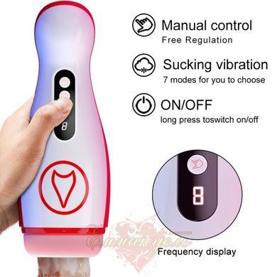 Automatic masturbator - FOX Vibrating Masturbation Cup, 7 suction powers, 7 vibration settings 63-00069 &mdash; photos