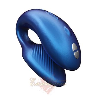 Couple Vibrator - We-Vibe Chorus Cosmic Blue, touch vibration control by squeezing the remote