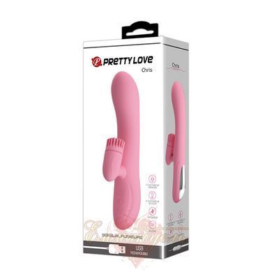 Hi-tech вібратор - Pretty Love Chris Vibrator Pink BW-067002-1 фото
