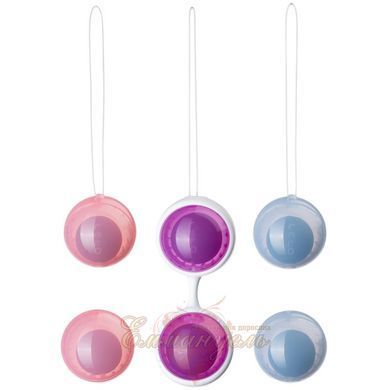 Набір вагінальних кульок LELO Beads Plus для тренування м&rsquo;язів тазового дна, змінне навантаження SO8084 фото