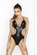 Боди - монокини - JEAN BODY black XXL/XXXL - Passion EL11903 фото 1