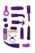 Набір секс іграшок - Dirty Dozen Sex Toy Kit, Purple