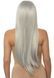 Парик Leg Avenue 33&Prime; long straight center part wig, серый SO8588 фото 2
