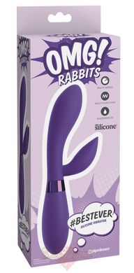 Вибратор - #Bestever OMG Rabbits Vibrator Purple