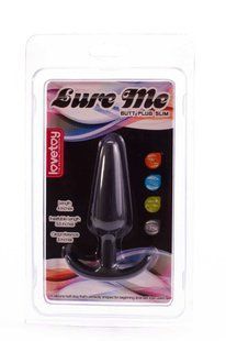 Anal Tube - Lure Me Butt Plug Slim Black 6452LVTOY134 &mdash; photos
