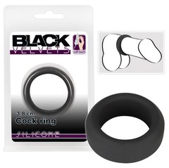 Ерекційне кільце - black Velvets Cock Ring 3.8 cm