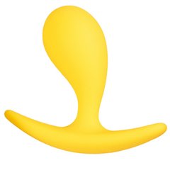 Butt plug - ToDo by Toyfa Blob, силикон, желтая
