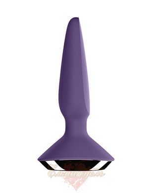 Анальная смарт-вибропробка - Satisfyer Plug-ilicious 1 Purple