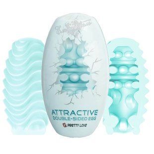 Pretty Love Attractive Double Sided Egg Masturbator 6603BI1043 &mdash; photos