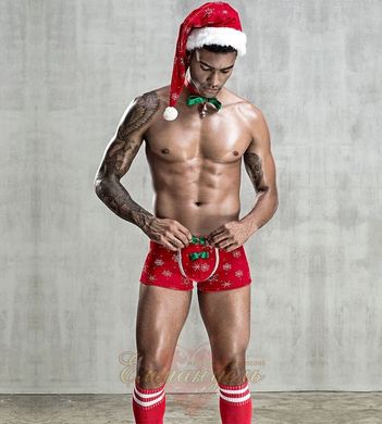 Новогодний мужской эротический костюм - JSY Любимый Санта