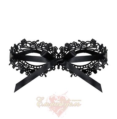 Кружевная маска - Obsessive A710 mask, черная