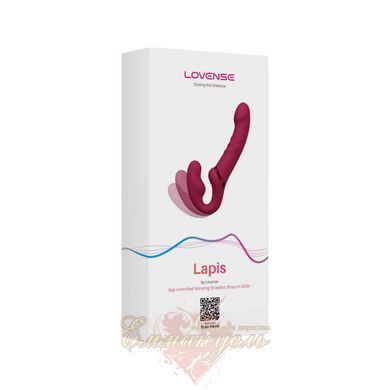 Smart strapless strap-on Lovense Lapis, vibrating, 3 motors SO8793 &mdash; photos
