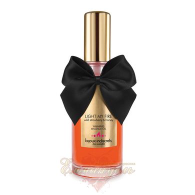 Warming oil - Bijoux Indiscrets Light my Fire – Wild Strawberry&Honey