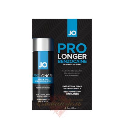 Prolonging spray - System JO Prolonger Spray with Benzocaine (60 ml) does not contain mineral oils