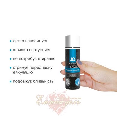 Пролонгирующий спрей - System JO Prolonger Spray with Benzocaine (60 мл) не содержит минеральных масел