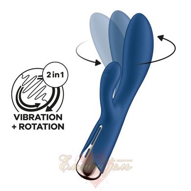 Вібратор-кролик -  Satisfyer Spinning Rabbit 1 Blue