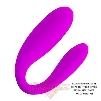 Вибратор для пар - Pretty Love Fascination Massager Purple