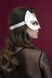 Cat mask Feral Feelings - Kitten Mask, genuine leather, white