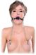 Fetish Fantasy Extreme Deluxe Ball Gag and Nipple Clamps - Silver/Black