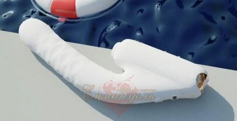 Вакуумний вібратор з фрикціями - Qingnan No.7 Thrusting with Suction White