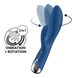 Rabbit vibrator - Satisfyer Spinning Rabbit 1 Blue