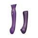 Смартвибратор 3в1 Zalo &mdash; Queen set Twilight Purple, пульсирующая жемчужина и вакуум, кристалл Swarovski SO6664 фото