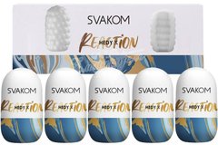 Masturbator egg set - Svakom Hedy X- Reaction, 5 pcs