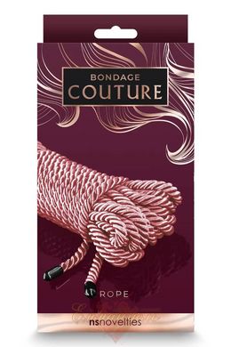 Веревка для бондажа - Bondage Couture - Rope - Rose Gold